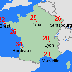 Prévisions jeu, 18.09. France
