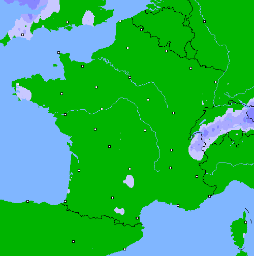 Précipitations (24 h) France